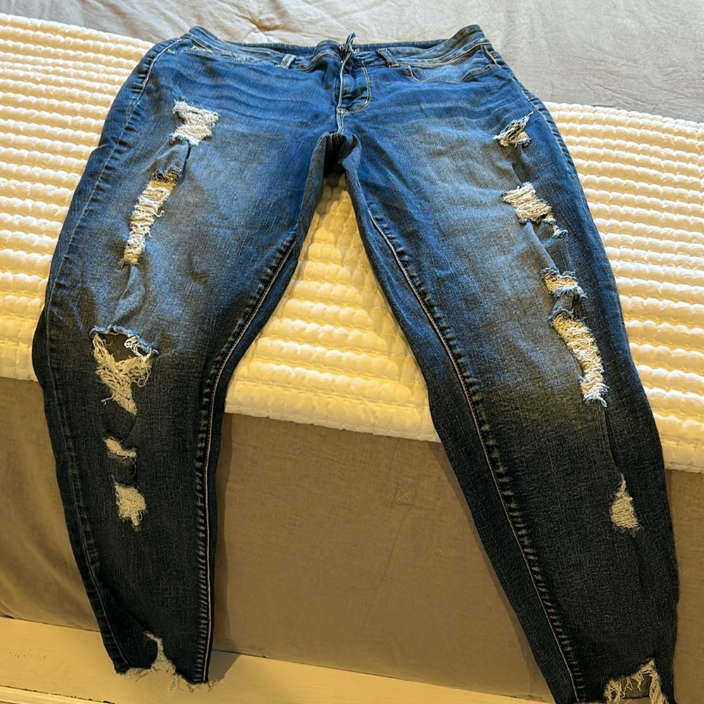 Maurice distressed jeans L